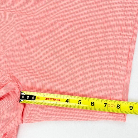 PGA Tour Men's Active Gripper Waistband UPF 50 Stretch Coral Shorts Size 36 NWT - Picture 11 of 11